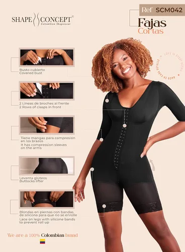 Vista 6 de SHAPE CONCEPT 072 042 Fajas Colombianas Reductoras y Moldeadoras Post Surgery Compression Garment Tummy Tuck