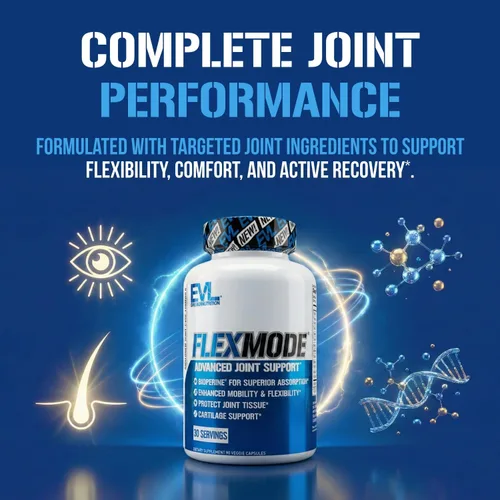 Vista 8 de Evlution FLEXMODE - Suplemento para articulaciones de alta absorción con vitaminas avanzadas para las articulaciones que incluyen glucosamina