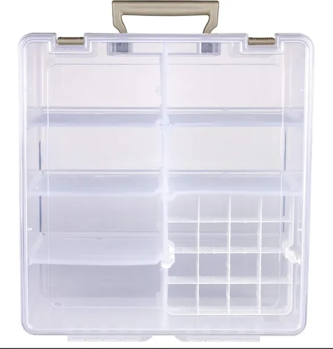 Vista 36 de ArtBin 6993SP Super Satchel Double Deep con bandeja de accesorios para manualidades en papel, transparente, 1 bolsa y 1 bandeja