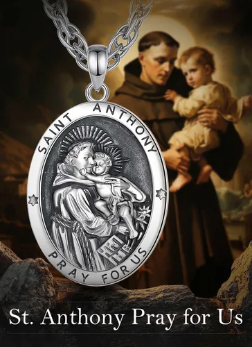 Vista 6 de CELESTIA Medallas de plata de ley 925 San MiguelSan CristóbalSan BenitoSan GabrielVirgen MaríaJesúsCaravacaMetatrónSello de los Siete Arcángeles