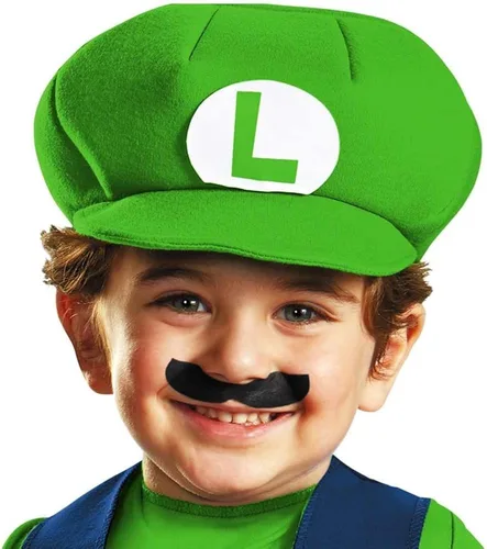 Vista 2 de Disguise Disfraz de Nintendo Super Mario Brothers Luigi para niños pequeños