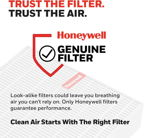 Vista 4 de Honeywell HRF-A100 - Filtro de purificador de aire, 4 unidades (paquete de 1), filtro de aire de alérgenos dirigido a polvo, compuestos orgánicos