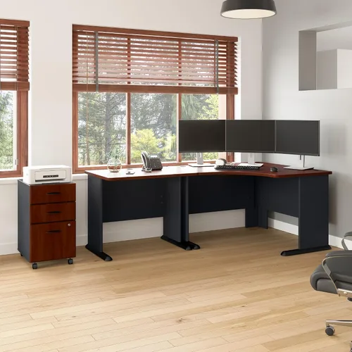 Vista 4 de Bush Business Furniture - Serie A 36W Escritorio 36W Negro