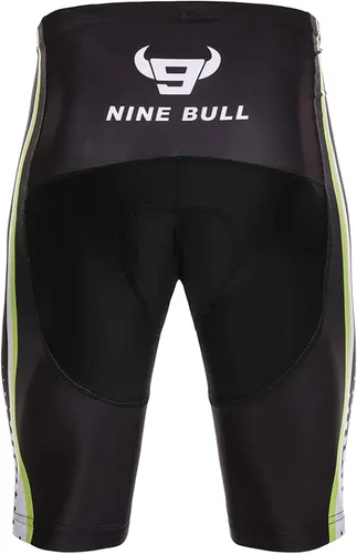 Vista 3 de Conjunto de camiseta de ciclismo para hombre, camiseta reflectante de secado rápido y pantalones cortos de ciclismo acolchados 3D