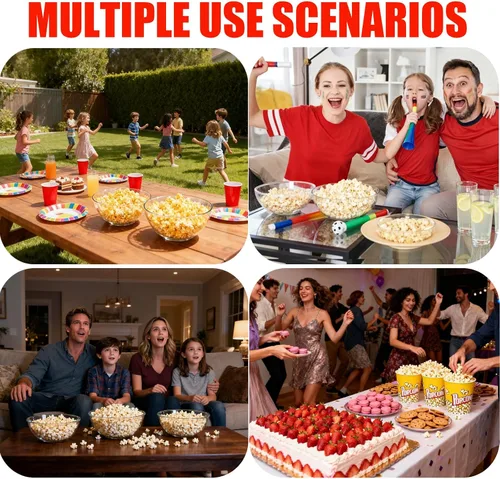 Vista 7 de Máquina de palomitas de maíz de 8 onzas con carrito y ruedas, máquina para hacer palomitas de maíz, estilo cine para el hogar, fiestas, Navidad, uso