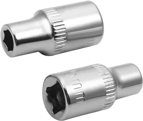 Vista 9 de Utoolmart 1/4-Inch Drive 0.157 in 6-Point Zócalo poco profundo, métrico, Cr-V Cromo-vanadio 4 Pcs