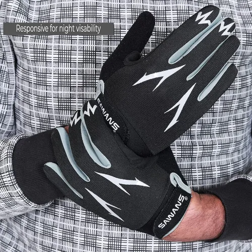 Vista 5 de Guantes de ciclismo para pantalla táctil, transpirables, para bicicleta de montaña, para carretera, antideslizantes, acolchados, para hombres