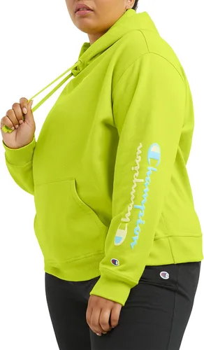 Vista 3 de Champion Sudadera con capucha para mujer, Powerblend, forro polar, sudadera para mujer, gráfica (regular o plus)