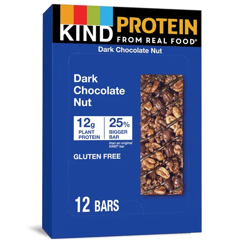 Vista 6 de KIND Barras de proteínas, mantequilla de almendra y chocolate oscuro, 5