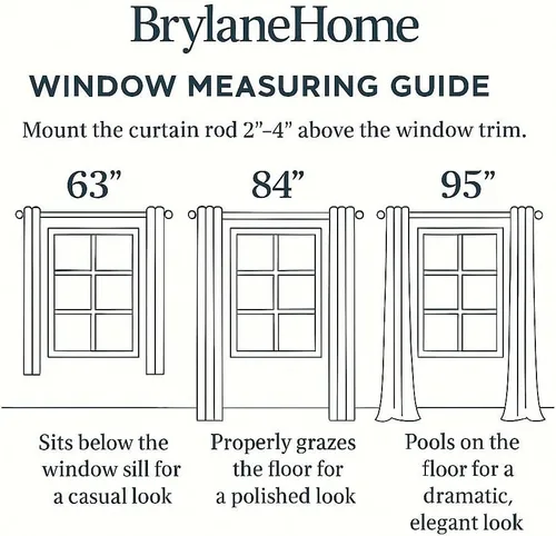 Vista 9 de BrylaneHome BH Studio - Paneles de gasa transparente con bolsillo para barra, juego de 2 a 120 pulgadas de ancho y 63 pulgadas de largo, hojas