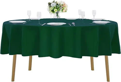 Vista 119 de Mantel rectangular de tela de poliéster lavable de 60 x 120 pulgadas, para decoración de bodas, fiestas, comedores, banquetes