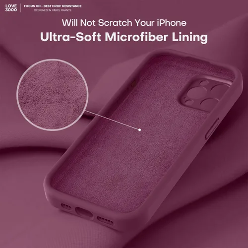 Vista 81 de LOVE 3000 Diseñada para Funda iPhone Air, Silicona Premium [Compatible con Magsafe][Forro de Microfibra Suave Anti-Rayones] Funda Protectora