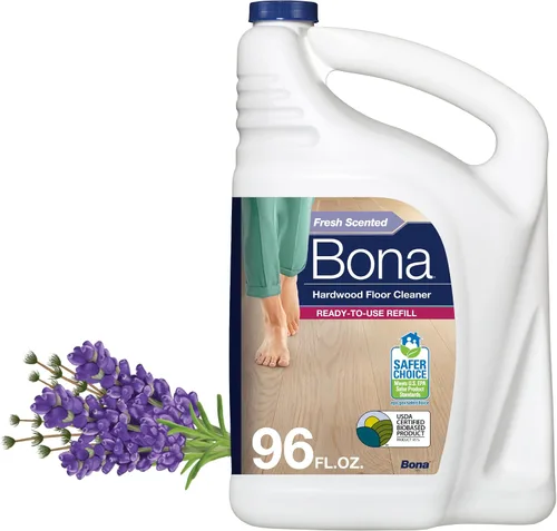 Vista 11 de Bona® Spray limpiador de pisos de madera dura, 32 onzas líquidas, madera de cedro, incluye botella llena + recambio de concentrado para limpieza