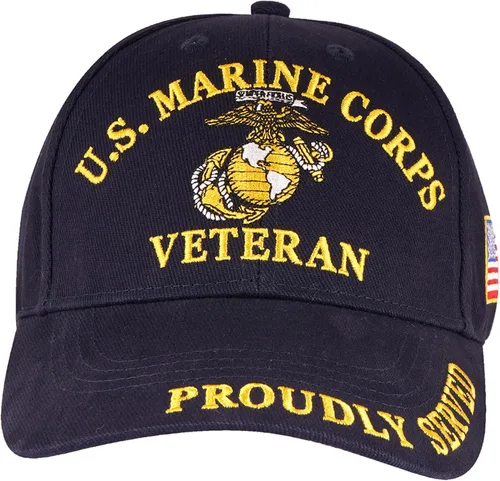 Vista 2 de Trendy Zone 21 Gorra del Cuerpo de Marines de los Estados Unidos para hombres y mujeres Gorras con licencia oficial Gorras marinas unisex Ideal