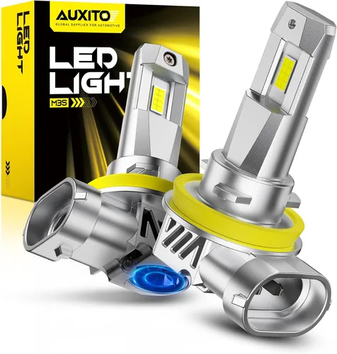 Vista 10 de AUXITO - Bombillas LED H13, 900% más brillantes, 120W, 24000 lúmenes por set, 6500 K, color blanco frío, 9008, bombillas LED, kit de repuesto
