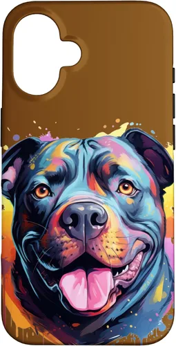 Vista 32 de American Bully Portrait - Funda para iPhone 17