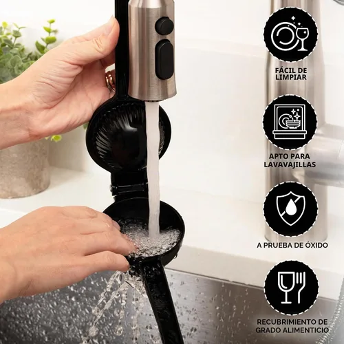 Vista 7 de Zulay - Exprimidor de limón de metal de alta calidad, exprimidor de cítricos, prensa manual para extraer la mayor cantidad de jugo posible