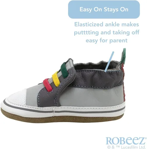 Vista 2 de Robeez - Zapatos de bebé para niños (suela blanda)