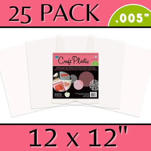 Vista 3 de Grafix Película plástica segura para alimentos, película gruesa translúcida, perfecta para plantillas de manualidades de azúcar, decoración