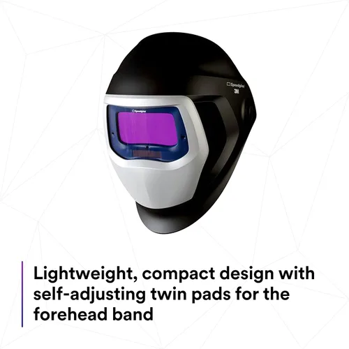 Vista 4 de 3M Speedglas - Casco de soldadura 9100 06-0100-20SW, con lente de oscurecimiento automático ADF 9100X