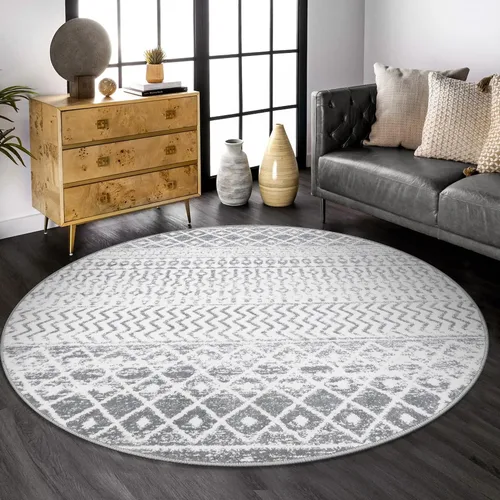 Vista 48 de Alfombra marroquí de área de 2x3 pies, color negro desgastado, alfombra de entrada antideslizante pequeña, suave, de pelo bajo, lavable, tapete