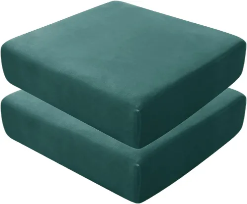 Vista 56 de Fundas de asiento de terciopelo ultra suave, fundas de cojín de asiento suave SOFE fundas de sofá con parte inferior elástica lavable funda