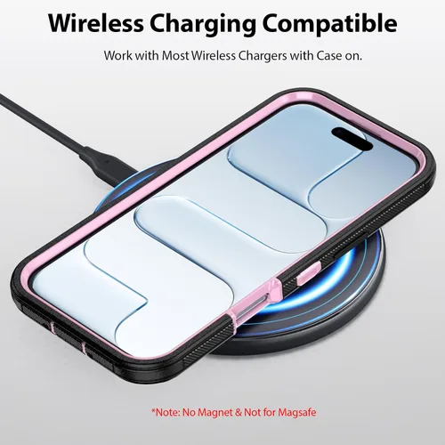Vista 5 de COOYA Funda para iPhone Air de Protección Completa del Cuerpo contra Caídas, Funda Resistente a Prueba de Golpes de 3 Capas, Híbrida de Servicio