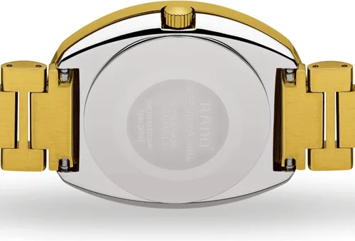 Vista 5 de Rado DiaStar - Reloj automático suizo original con correa de acero inoxidable dorado 21 Modelo R12413314 Oro Reloj automático