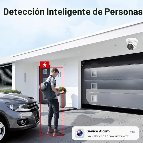 Vista 3 de Anpviz sistema de la cámara de seguridad de 16CH PoE, cámaras atadas