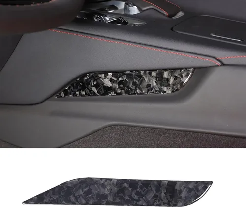 Vista 17 de TOYCIDFG Caja de almacenamiento para panel de palanca de cambios de consola central de automóvil, cubierta lateral para Chevrolet Corvette C8 Z06