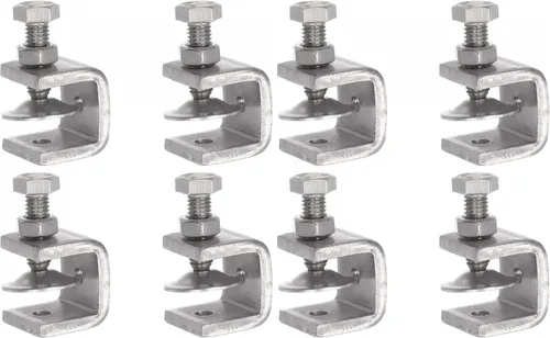 Vista 7 de uxcell Abrazadera en C de acero inoxidable con apertura de mandíbula de 0.79 pulgadas de ancho para carpintería soldadura edificio montaje doméstico