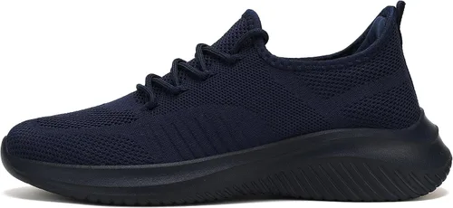 Vista 3 de LCGJR Zapatos de senderismo para hombre, ultraligeros, informales, sin cordones, para entrenamiento, tenis para hombre, malla transpirable, cómoda