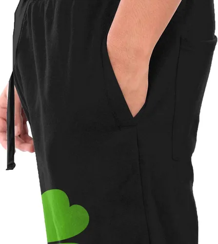 Vista 2 de Pantalones deportivos de trébol de cuatro hojas con cordón para hombre
