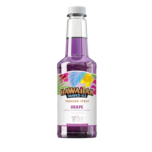 Vista 29 de Jarabe de Ahijado Helado Hawaiian Shaved Ice, Tamaño Pinta, Sabor Sangre de Tigre, Ideal para Raspaditas, Soda Italiana, Paletas, No Necesita