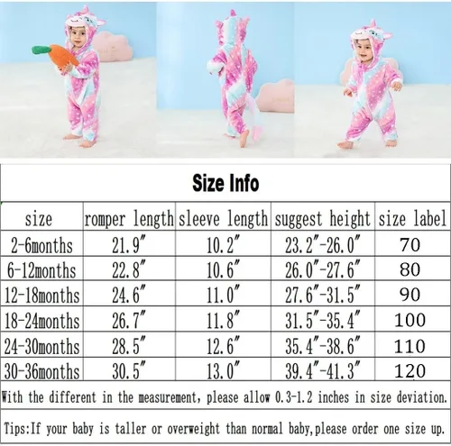 Vista 7 de Disfraces de animales para bebés, mameluco unisex para niños pequeños, rómper para disfraz de Halloween