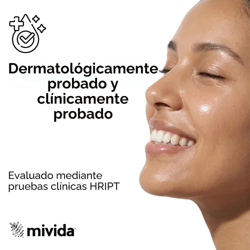 Vista 2 de mivida 40 toallitas de maquillaje hipoalergénicas envueltas individualmente con vitamina E Toallitas faciales probadas por dermatólogos, sin