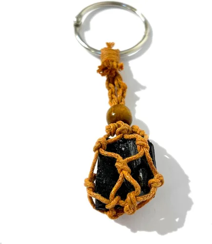 Vista 7 de 6 piezas de collar de cristal vacío grande pulsera llavero soporte jaula cordón hecho a mano, joyería de encanto