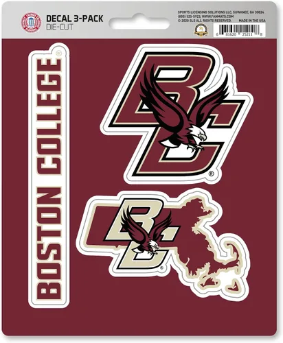 Vista 21 de FANMATS NCAA Unisex NCAA 3 Piece Decal Set