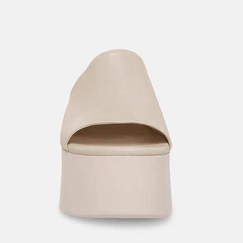 Vista 6 de Minshluu Sandalias de plataforma para mujer, con plataforma lateral, puntera abierta, sandalias de cuñas ligeras