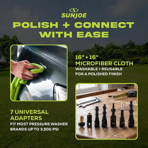 Vista 14 de Sun Joe Kit de limpieza automática para lavadoras a presión de hasta 3500