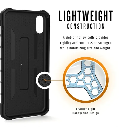 Vista 6 de URBAN ARMOR GEAR UAG - Funda para iPhone Xs Max [pantalla de 6.5 pulgadas] Pathfinder SE, funda para iPhone con plumas de camuflaje, ligera