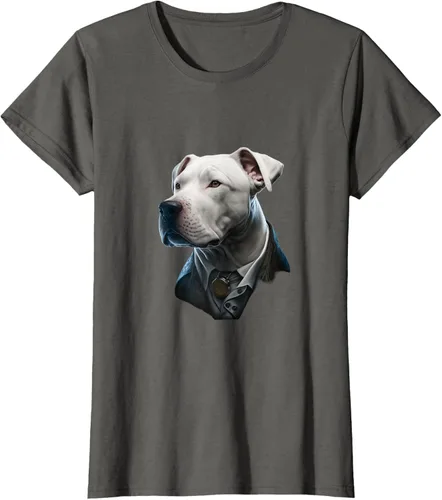 Vista 8 de Detective Dogo Argentino - Camiseta para perro, Negro