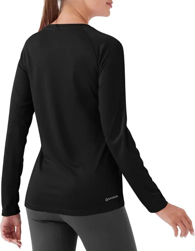 Vista 3 de NAVISKIN - Camisetas de manga larga para mujer con protección solar UPF 50+, para senderismo, ligeras, de secado rápido