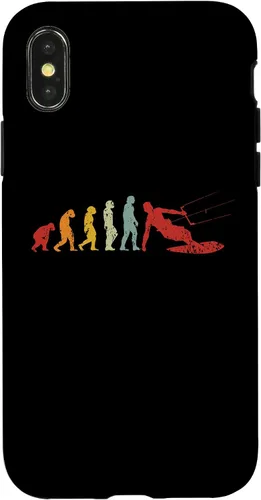 Vista 4 de iPhone 15 Retro Kitesurf Kite Surfer Evolution Boarding Ape Kitesurfer Case