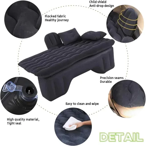 Vista 4 de Inflatable Car Mattress for SEAT Ateca 2026 2025-2020, Grey