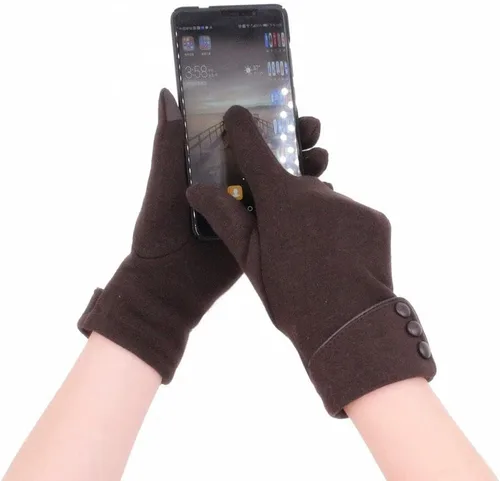 Vista 51 de Tomily - Guantes de forro polar para mujer con pantalla táctil