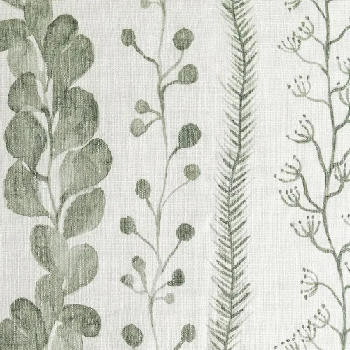 Vista 8 de MEETSKY Cortinas verde salvia de 63 pulgadas de largo, cortinas boho para sala de estar y dormitorio, cortinas semitransparentes de estilo lino