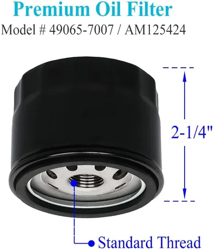 Vista 6 de HOODELL Kit de Afinación FR691V para Motor Kawasaki FR651V FR730V FS481V FS541V FS600V FS730V de Cortacésped Tractor, Reemplaza 49065-7007 Filtro