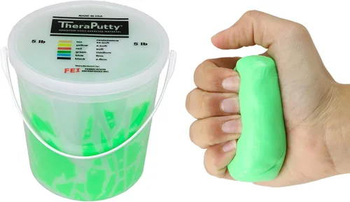 Vista 31 de CanDo 10-0920 TheraPutty - Masilla de ejercicio de mano estándar, Mediana, 1oz