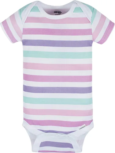 Vista 4 de Onesies Brand baby-girls 8-pack Short Sleeve Mix & Match Bodysuits